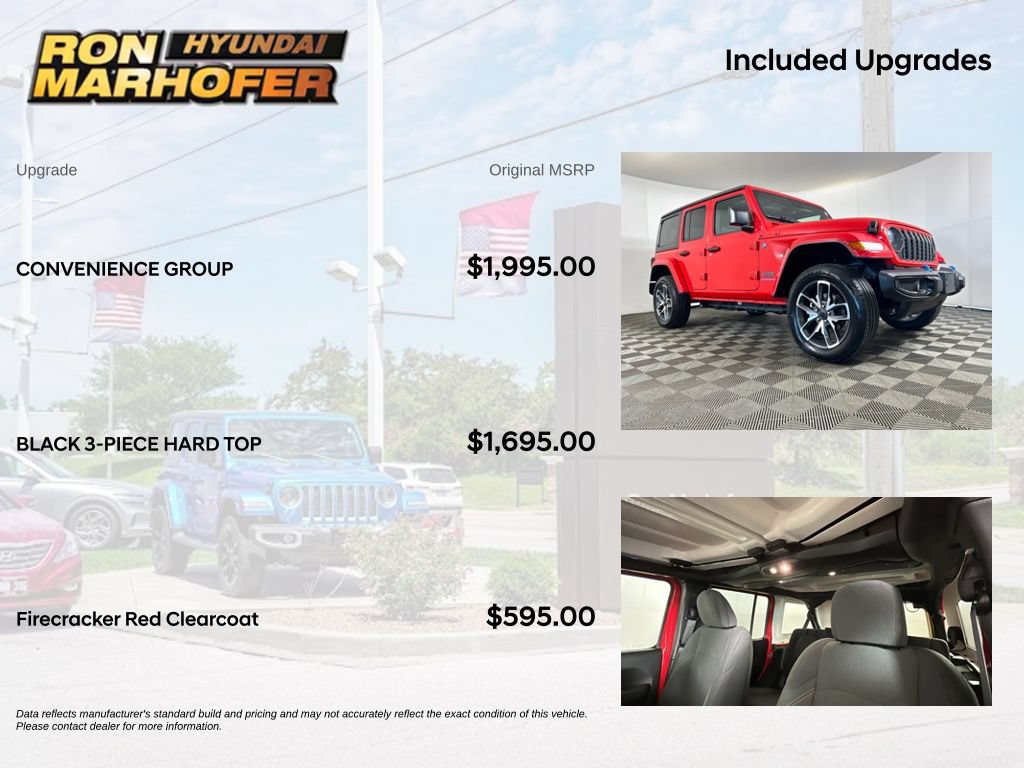 Used 2024 Jeep Wrangler Unlimited w/ Convenience Group AWD/4WD image 6