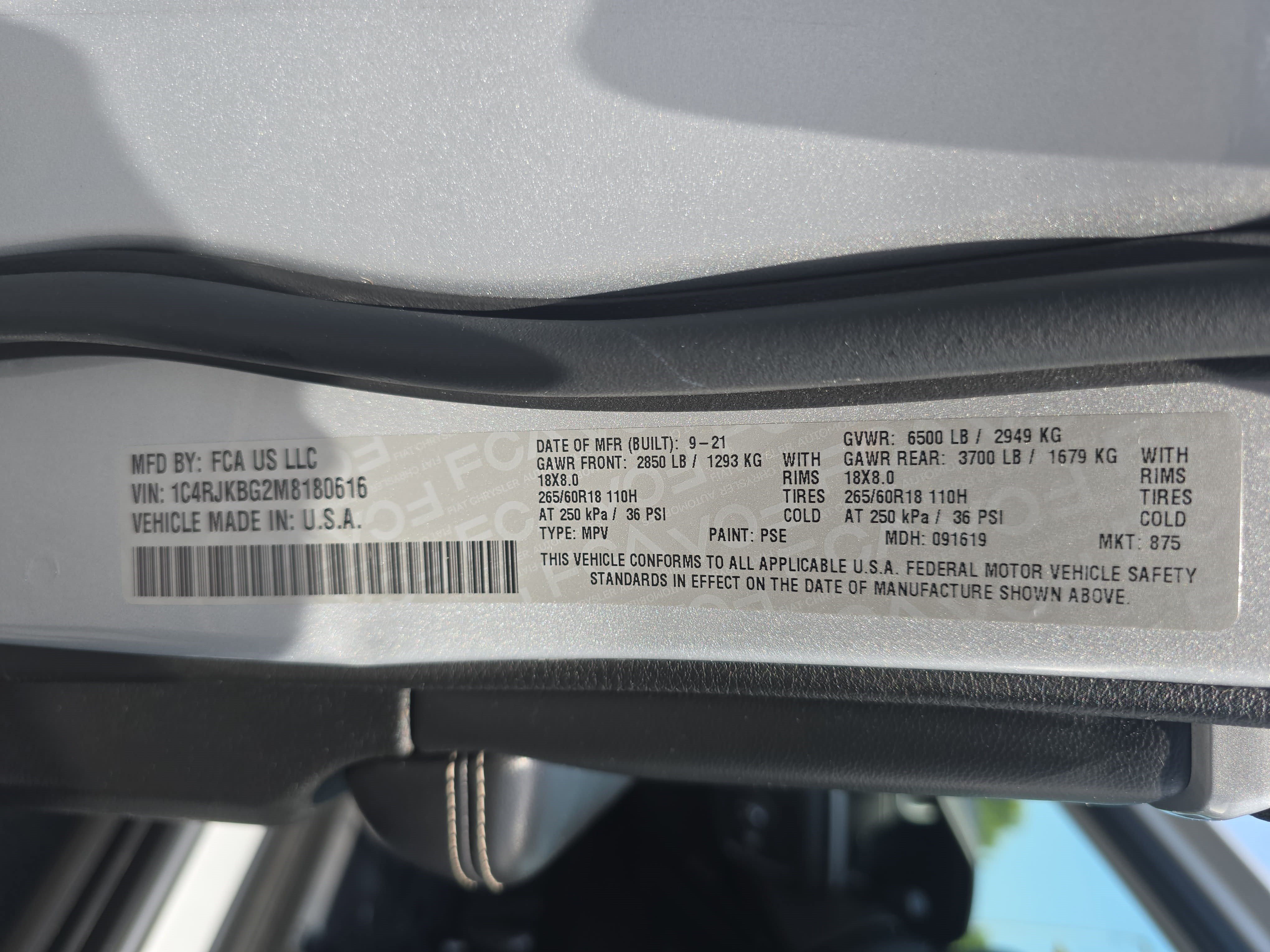 Used 2021 Jeep Grand Cherokee L Limited AWD/4WD image 36