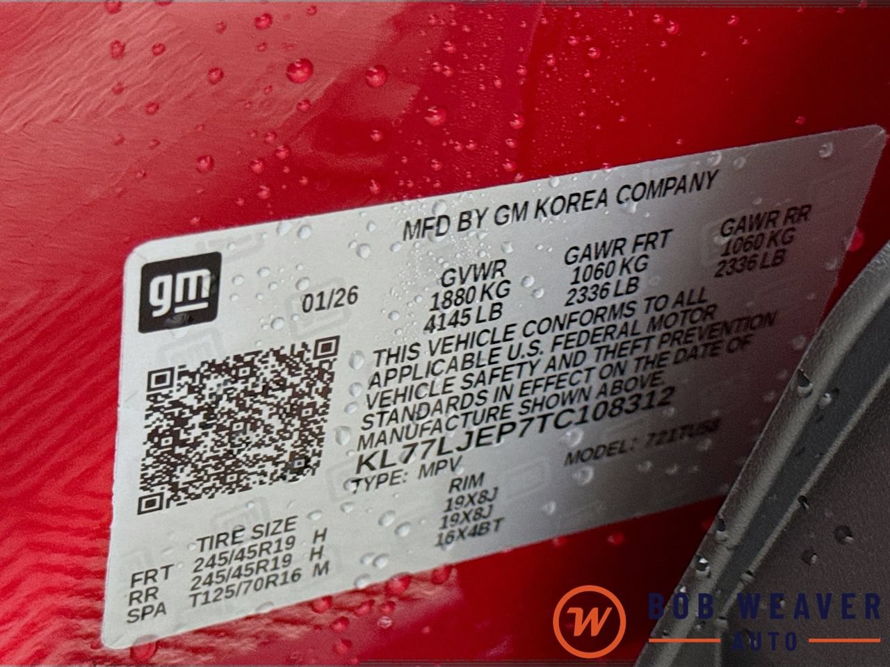 New 2026 Chevrolet Trax RS w/ Driver Confidence Package FWD image 38