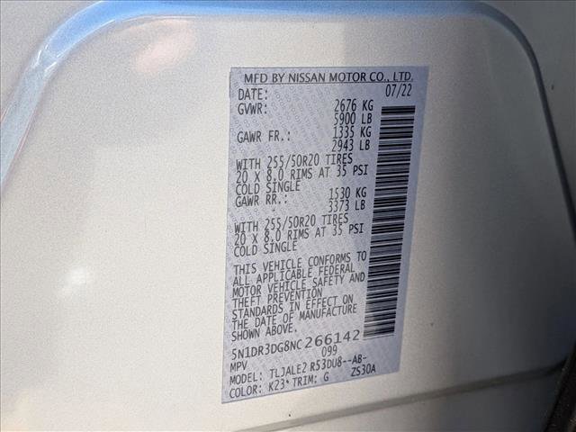 Used 2022 Nissan Pathfinder Platinum w/ Cargo Package image 26