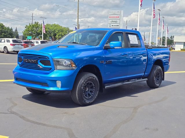 Used 2018 RAM 1500 Sport w/ Hydro Blue Sport Package AWD/4WD image 2