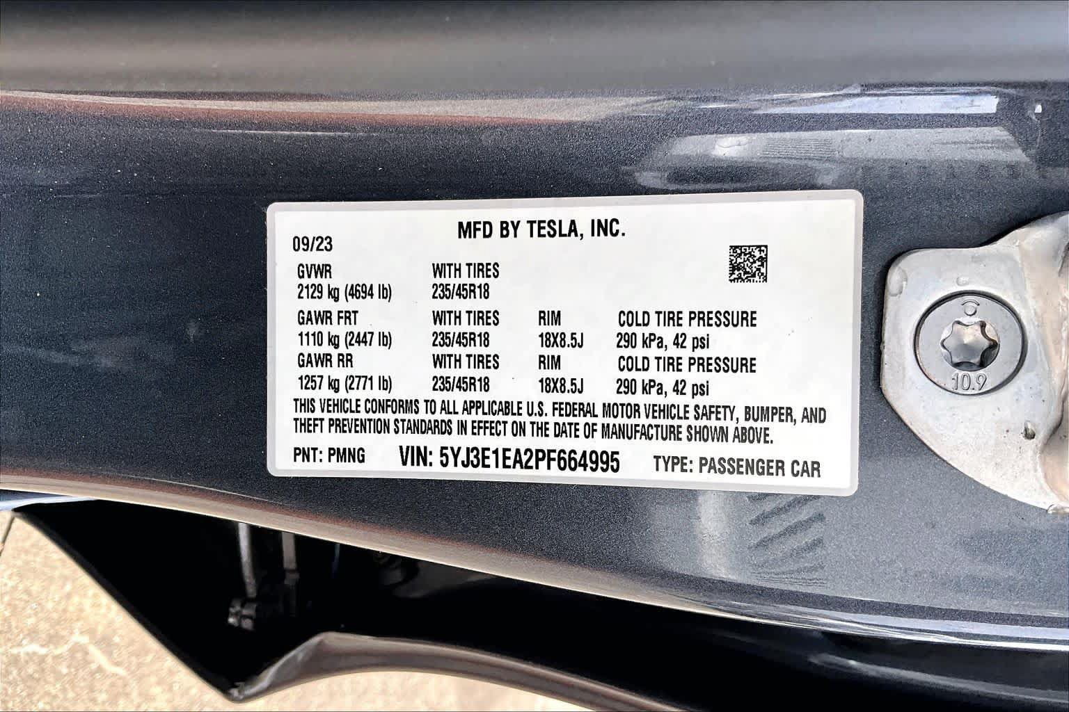 Used 2023 Tesla Model 3 Standard Range RWD image 33