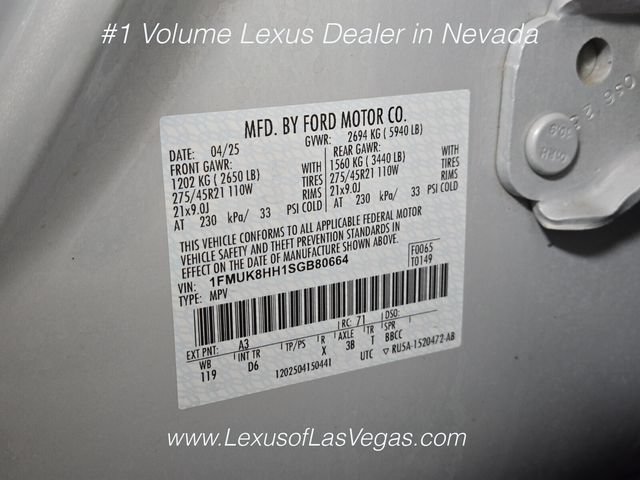 Used 2025 Ford Explorer Platinum w/ LUX Leather Package AWD/4WD image 29