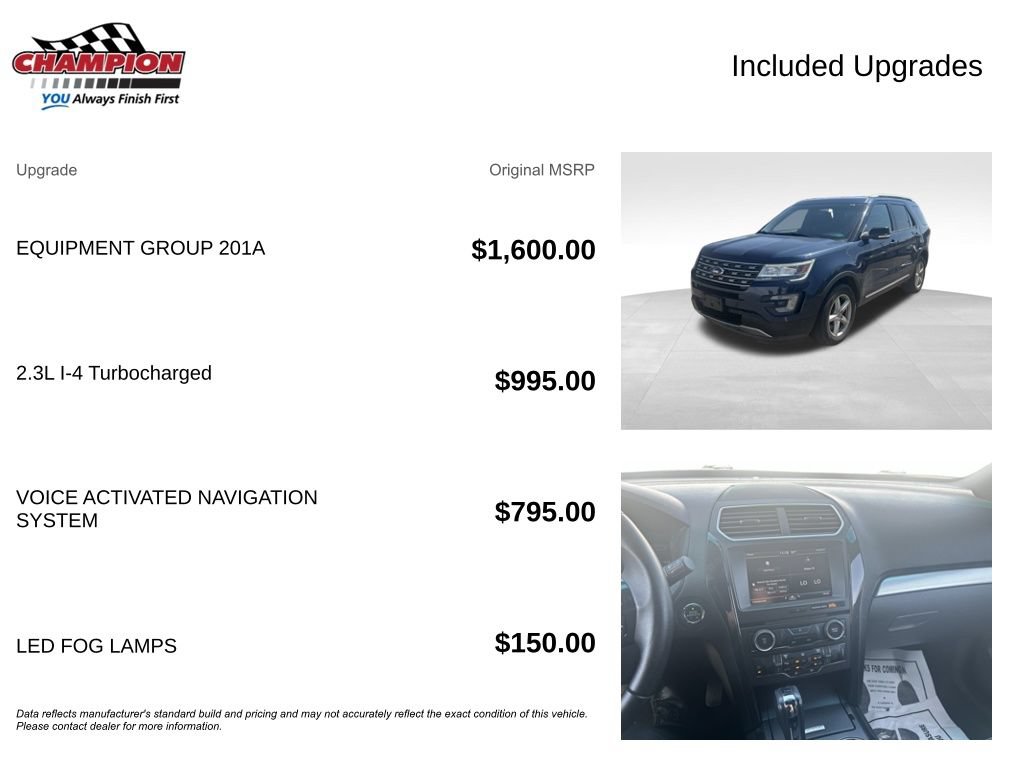Used 2016 Ford Explorer XLT w/ Equipment Group 201A AWD/4WD image 4