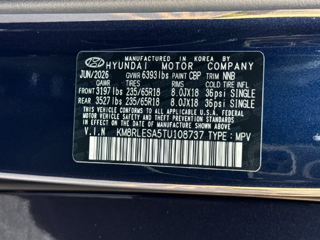 New 2026 Hyundai Palisade SEL AWD/4WD image 30