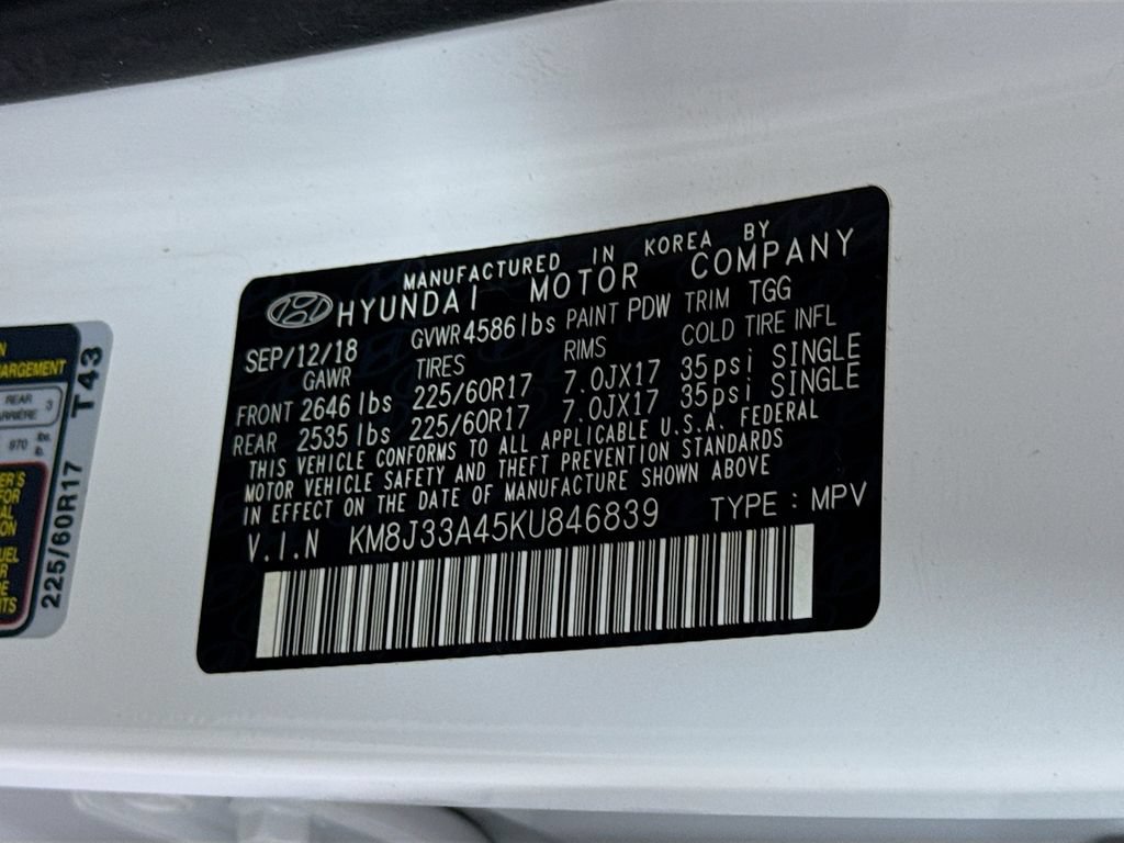 Used 2019 Hyundai Tucson Value FWD image 32