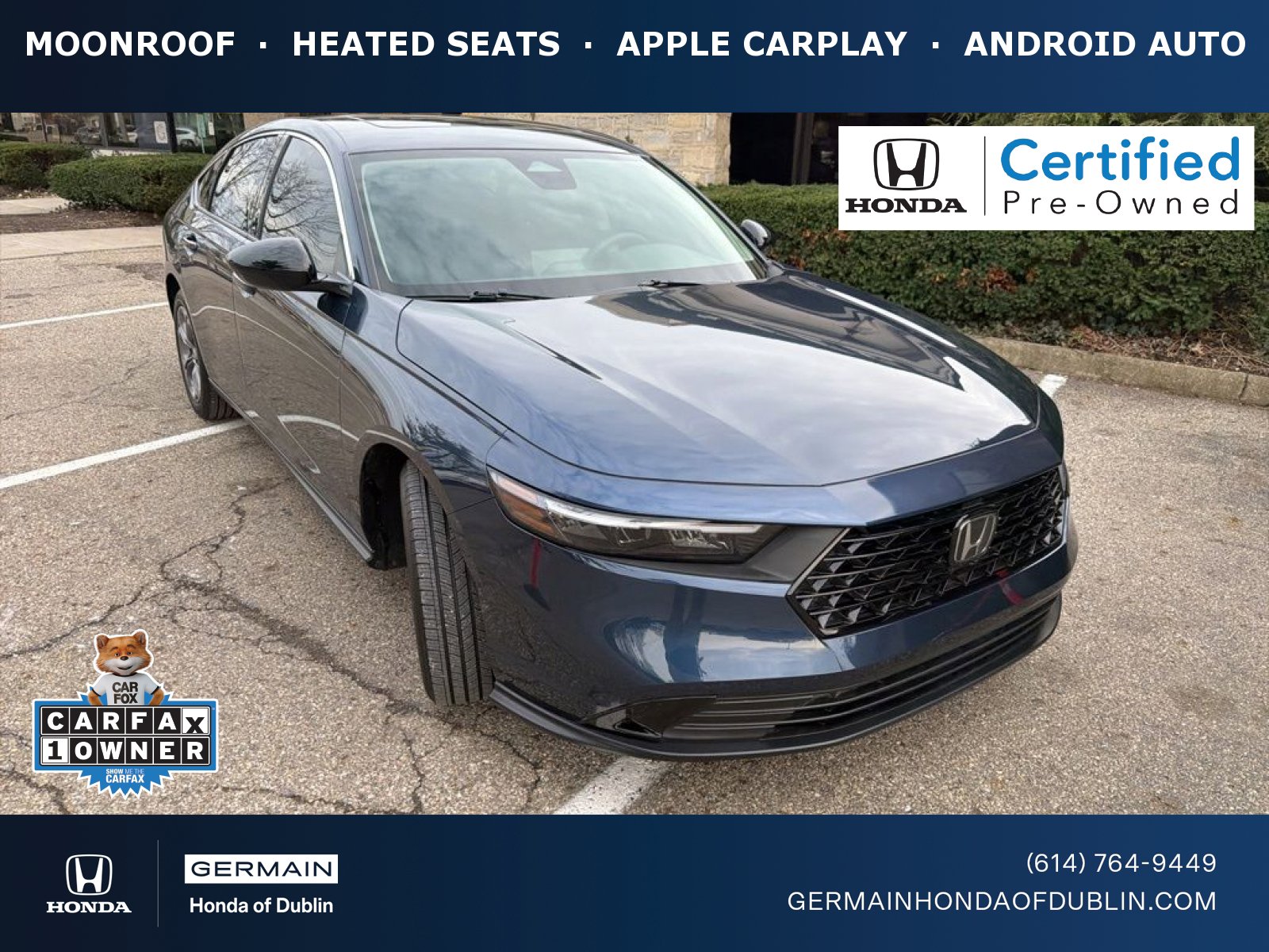 Certified 2024 Honda Accord EX image 1