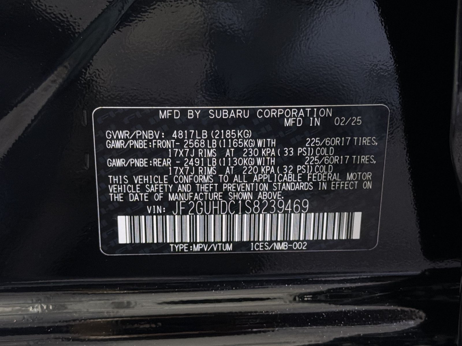 Used 2025 Subaru Crosstrek 2.5i Premium AWD/4WD image 35