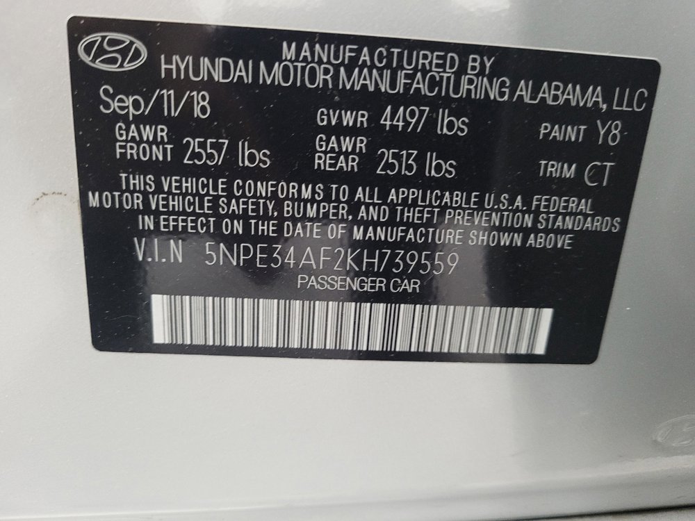 Used 2019 Hyundai Sonata Sport FWD image 33