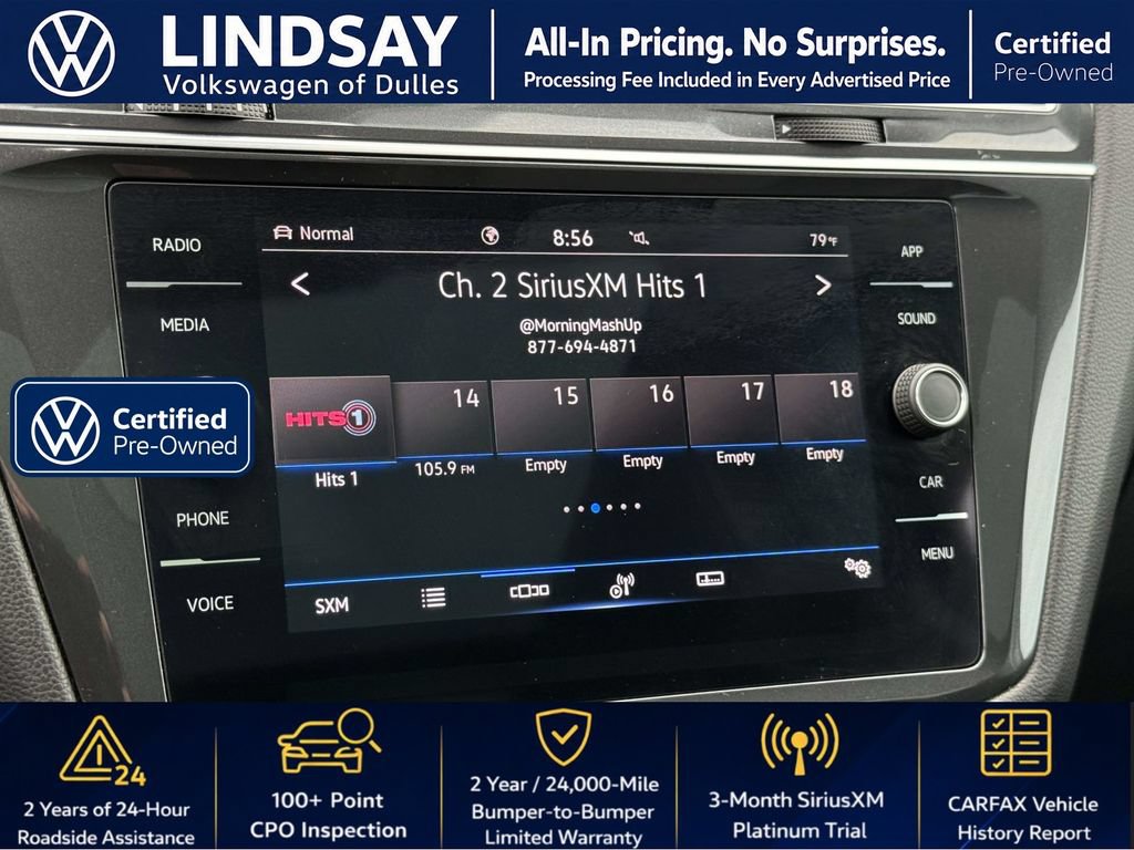 Certified 2022 Volkswagen Tiguan SE AWD/4WD image 18