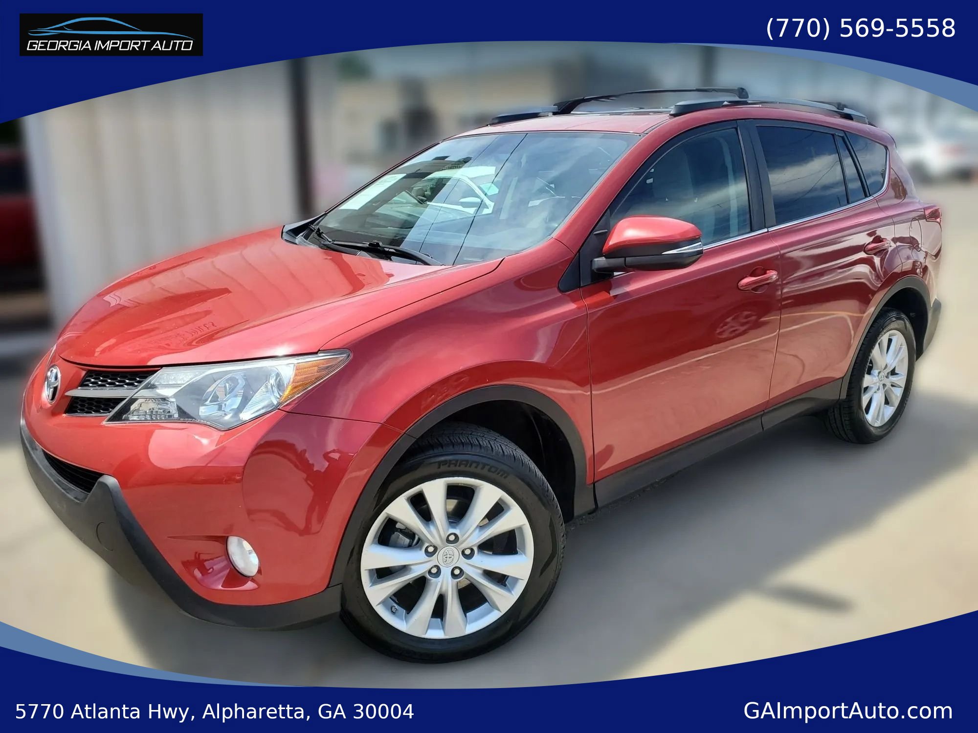 Used 2015 Toyota RAV4 Limited w/ Technology Package FWD video 1