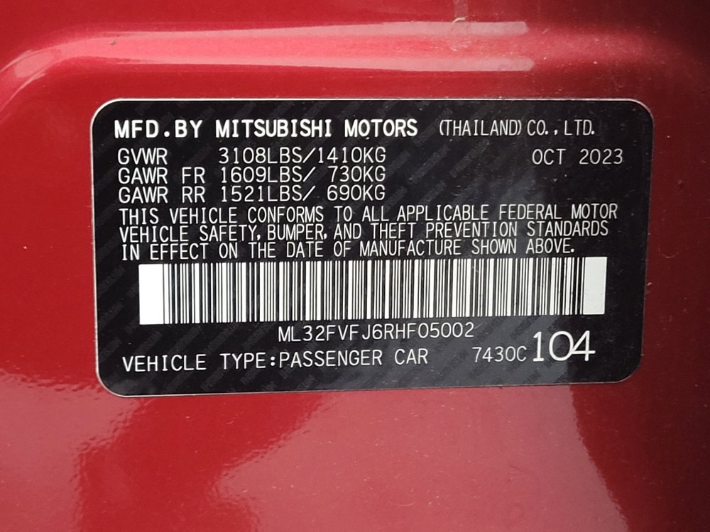 Used 2024 Mitsubishi Mirage G4 SE FWD image 33