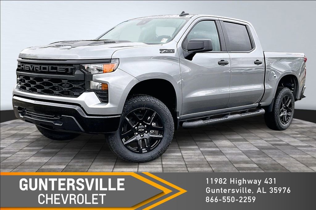 New 2026 Chevrolet Silverado 1500 Custom Trail Boss w/ Turbomax Blackout Package image 1