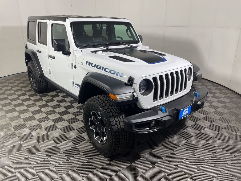 Used 2023 Jeep Wrangler Unlimited Rubicon 4xe w/ Cold Weather Group AWD/4WD image 1