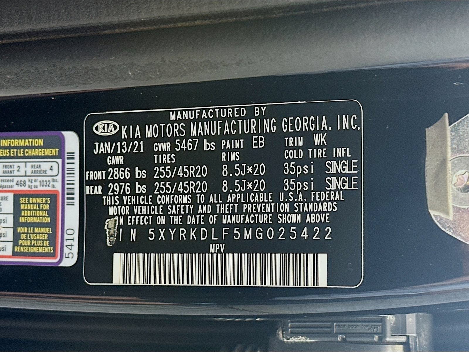 Used 2021 Kia Sorento SX Prestige AWD/4WD image 35