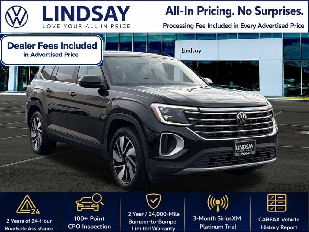 Used 2024 Volkswagen Atlas SE w/ Panoramic Sunroof Package