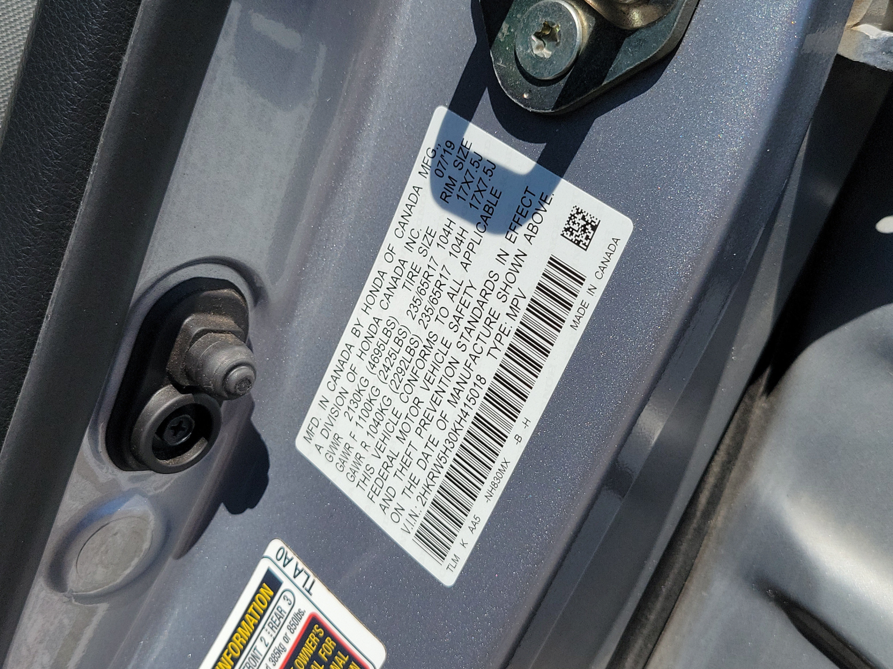Used 2019 Honda CR-V LX image 32