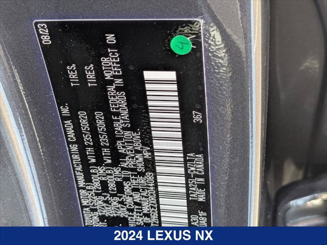 Used 2024 Lexus NX 350 AWD w/ Vision Package image 24