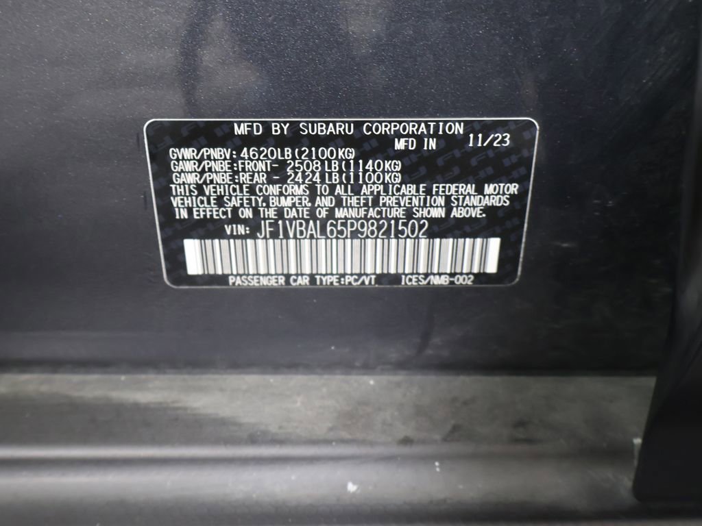 Used 2023 Subaru WRX Limited image 51