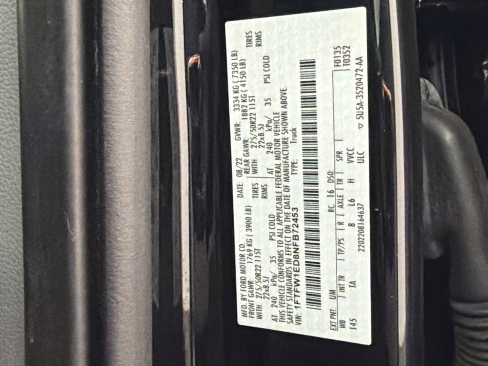 Used 2022 Ford F150 Limited image 37