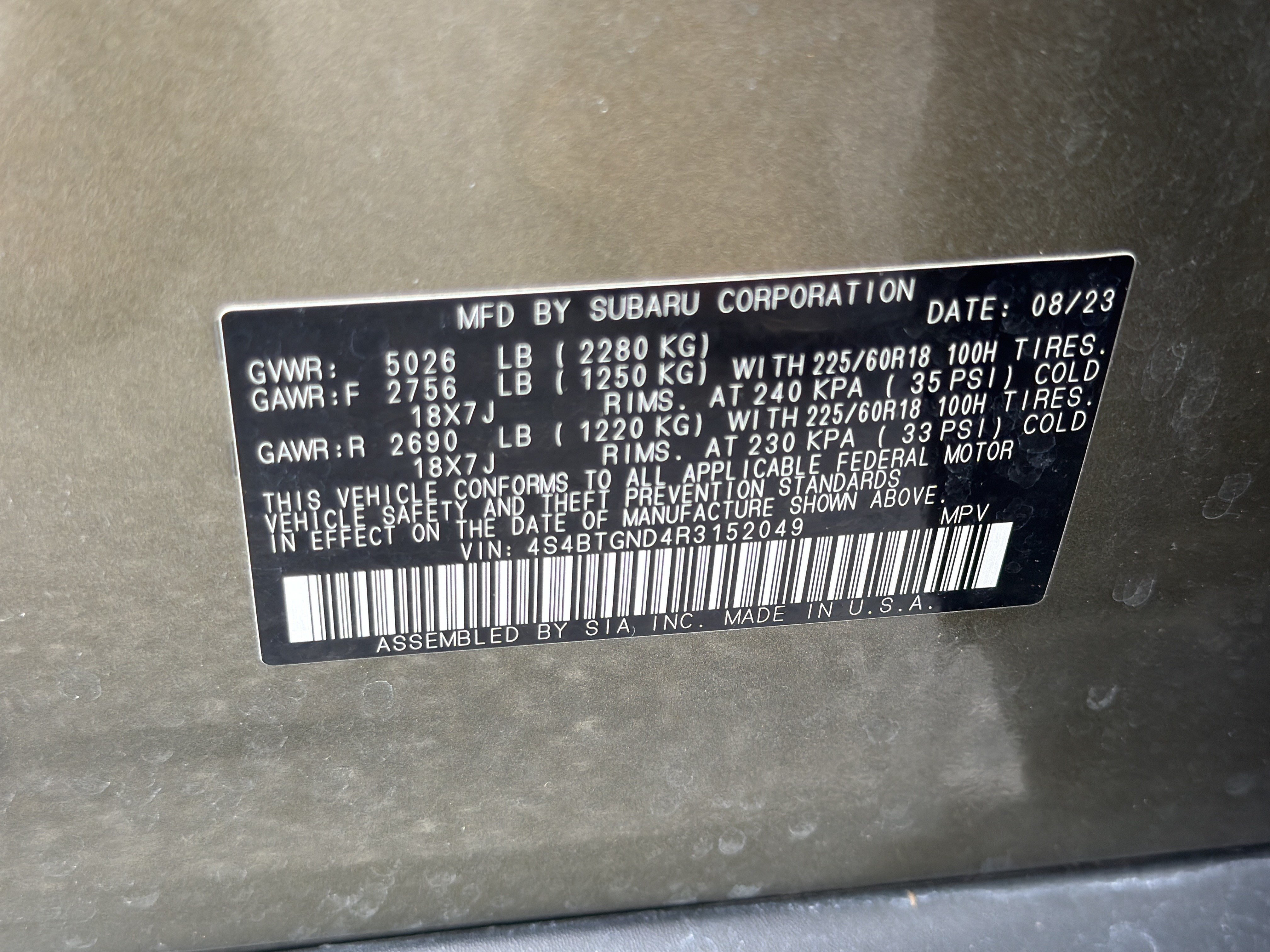 Used 2024 Subaru Outback Limited XT AWD/4WD image 31