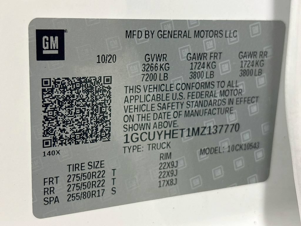 Certified 2021 Chevrolet Silverado 1500 High Country w/ Technology Package AWD/4WD image 38