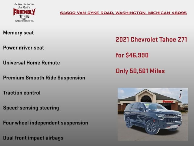 Used 2021 Chevrolet Tahoe Z71 image 30
