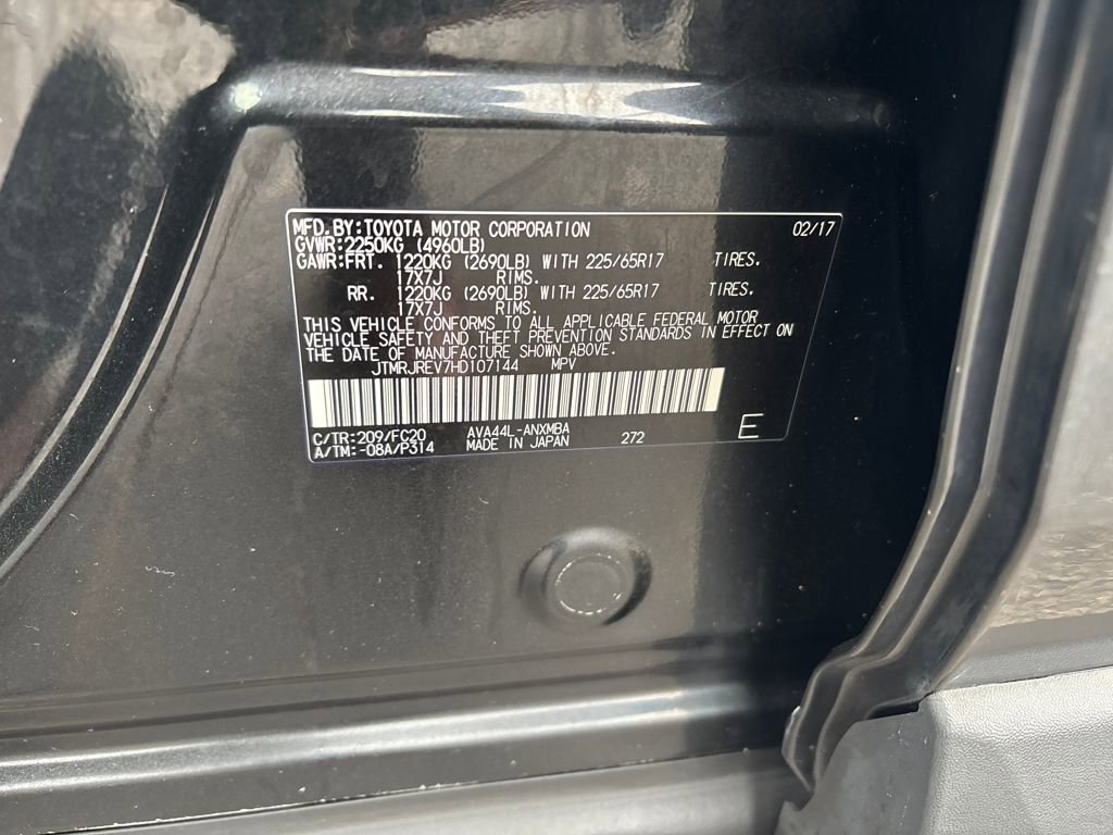 Certified 2017 Toyota RAV4 XLE image 33