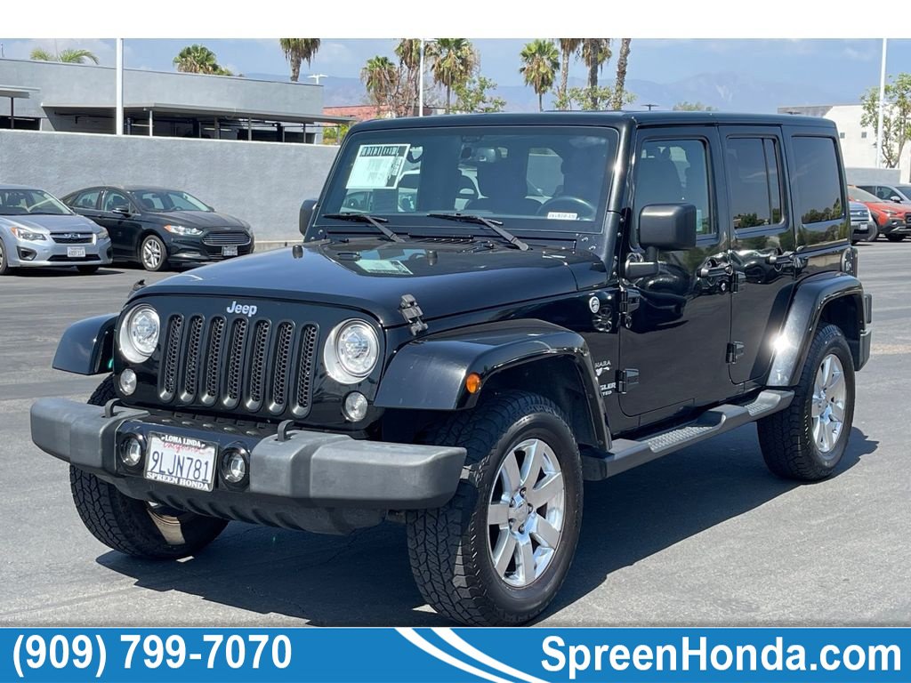 Used 2017 Jeep Wrangler Unlimited Sahara w/ Connectivity Group AWD/4WD image 1