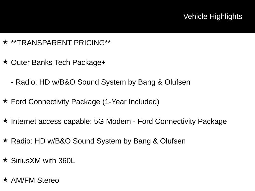 New 2026 Ford Bronco Sport Outer Banks AWD/4WD image 6