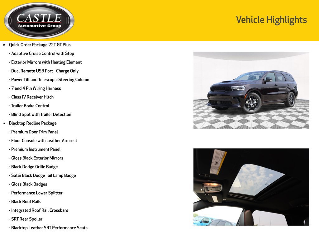 New 2026 Dodge Durango GT AWD/4WD image 6