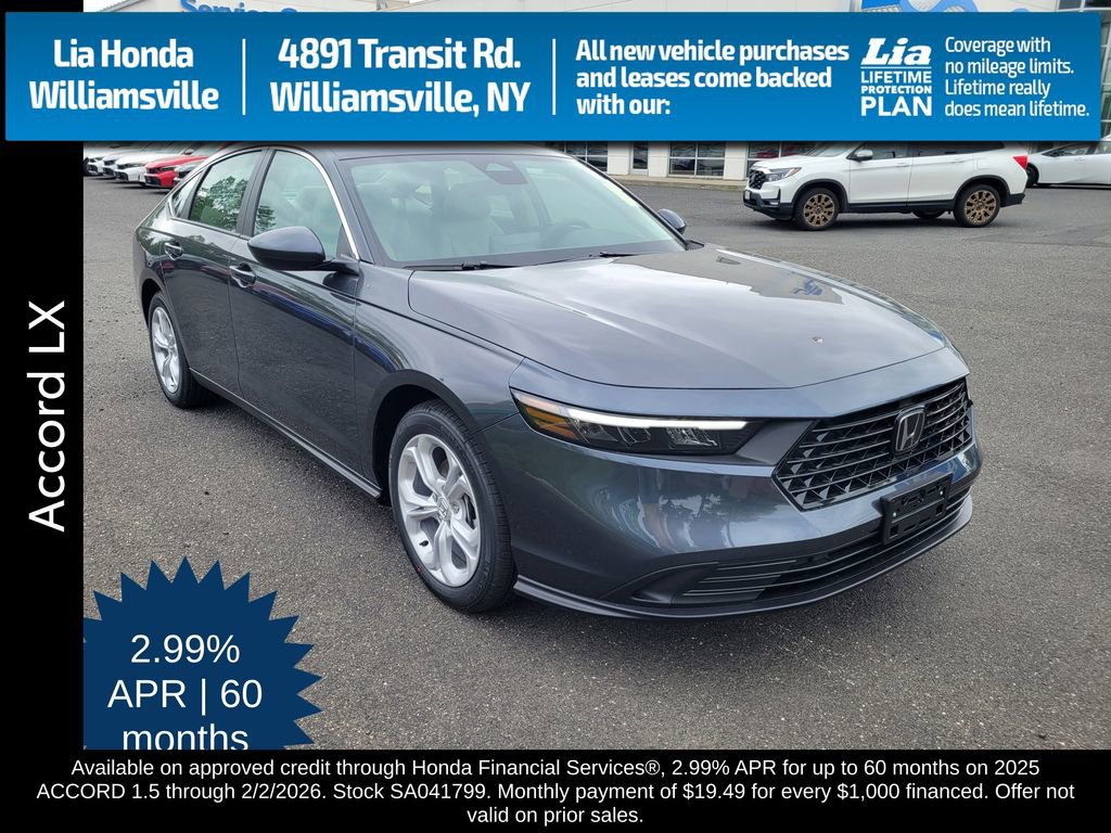 New 2025 Honda Accord LX image 1