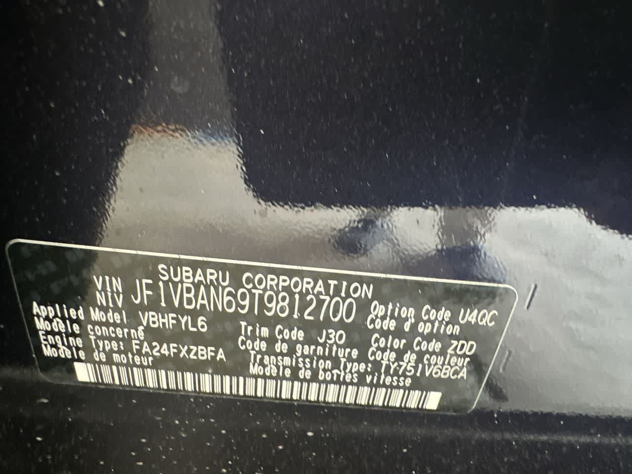 New 2026 Subaru WRX Limited AWD/4WD image 29