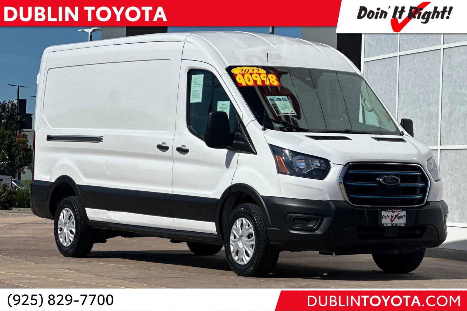 Used 2022 Ford E-Transit Medium Roof w/ Load Area Protection Package