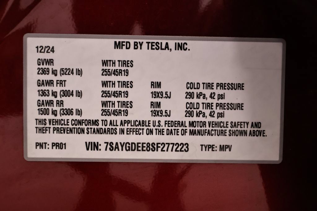 Used 2025 Tesla Model Y Long Range AWD/4WD image 39
