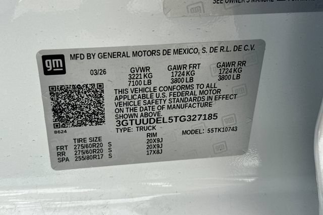 New 2026 GMC Sierra 1500 SLT w/ SLT Premium Plus Package AWD/4WD image 28
