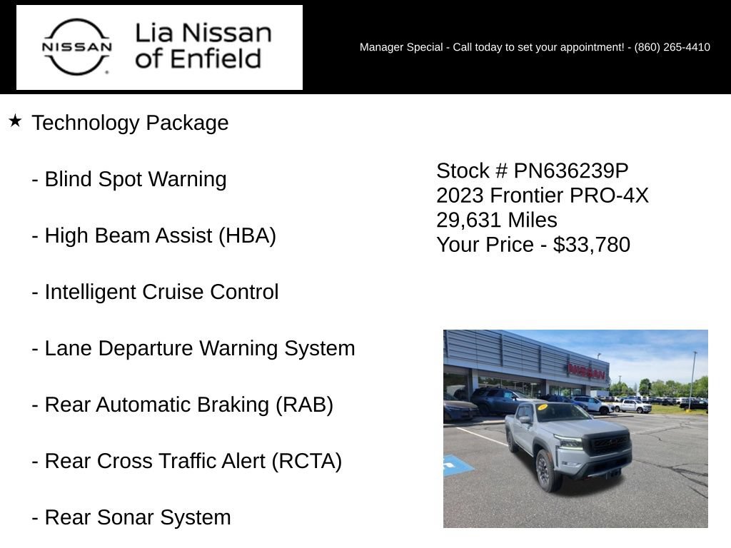 Used 2023 Nissan Frontier PRO-4X w/ Pro Convenience Package AWD/4WD image 15