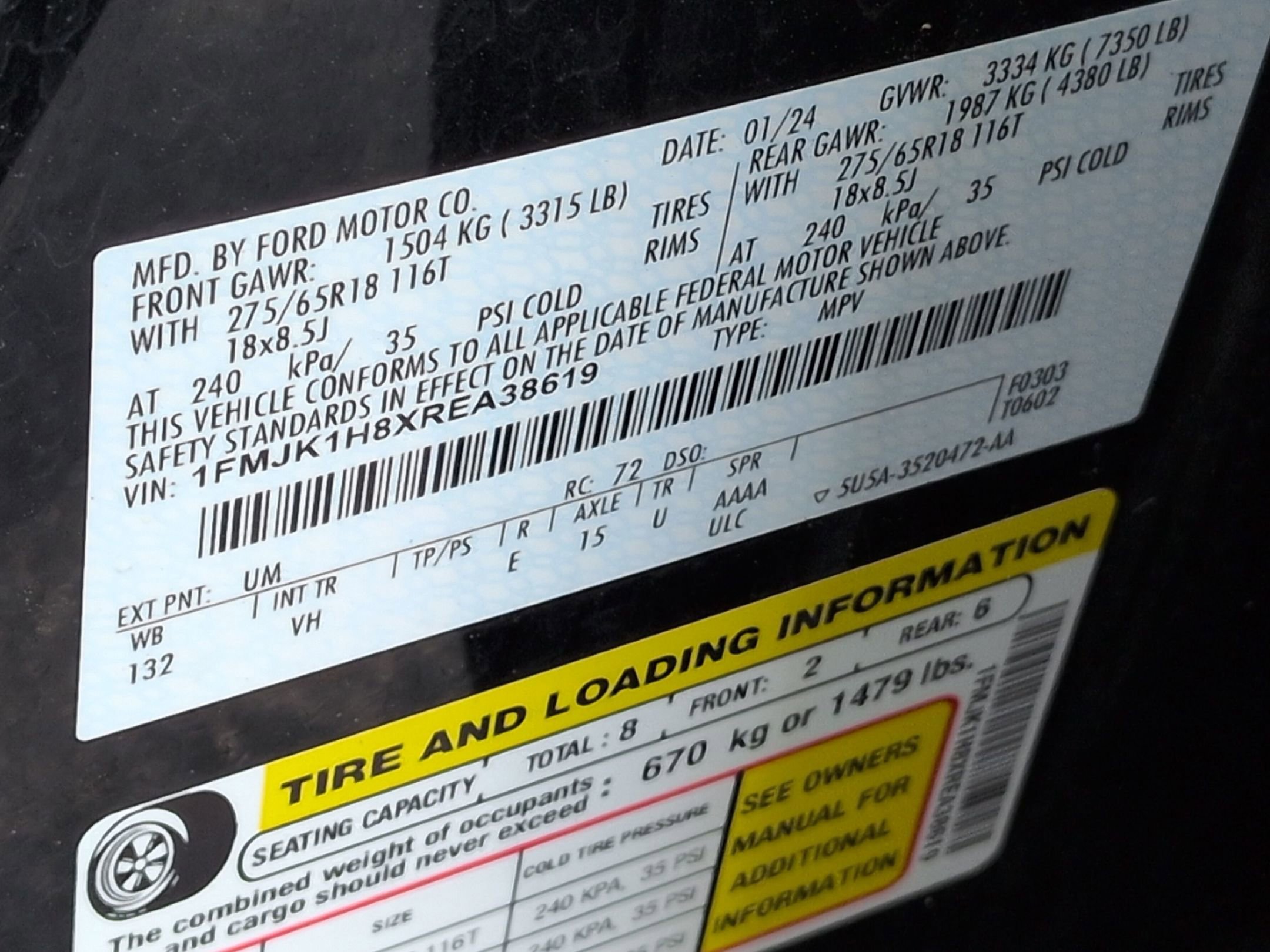 Used 2024 Ford Expedition Max XLT image 40