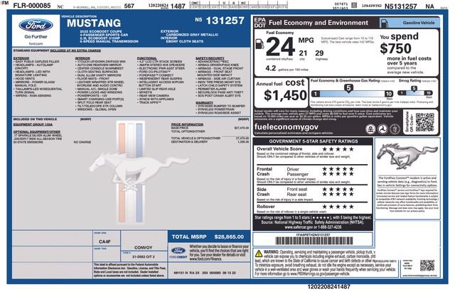 Used 2022 Ford Mustang Coupe RWD image 14