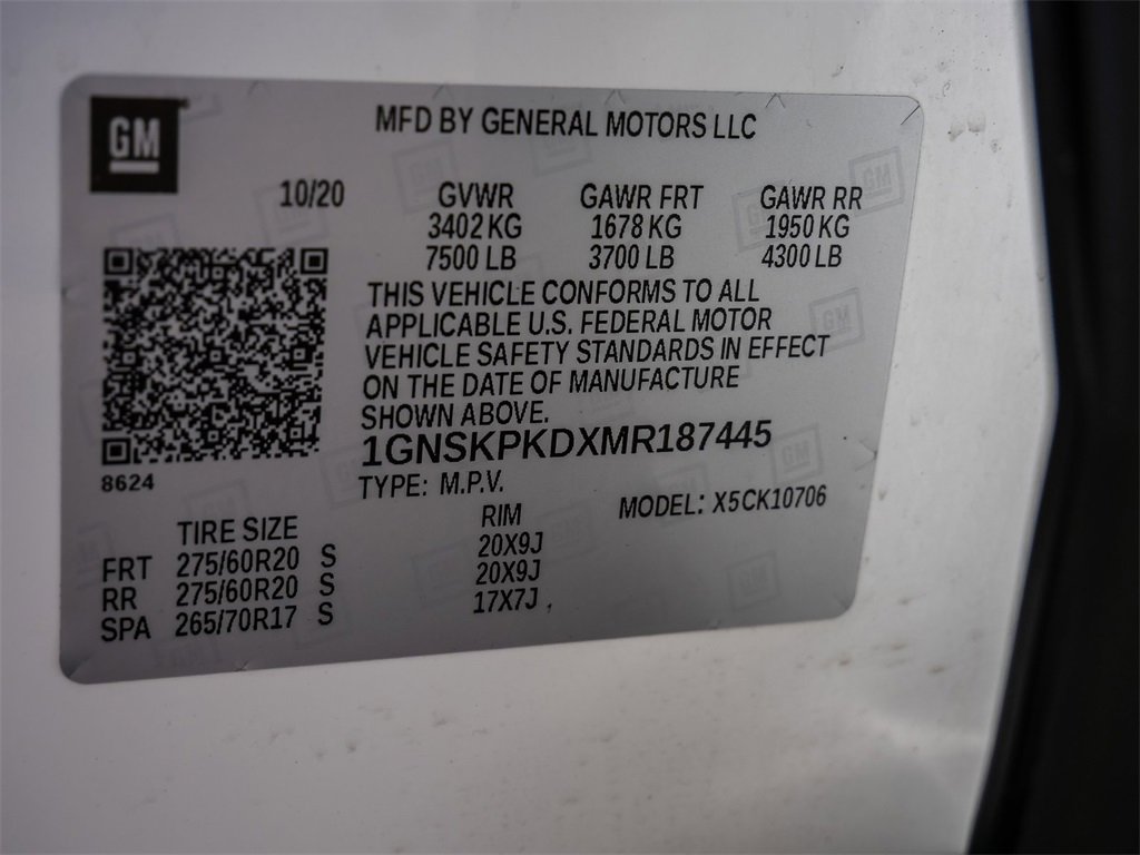 Used 2021 Chevrolet Tahoe Z71 w/ Luxury Package image 38