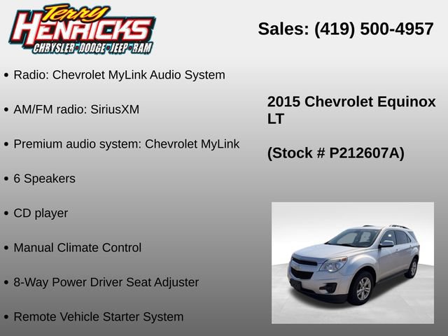Used 2015 Chevrolet Equinox LT w/ Driver Convenience Package FWD image 23