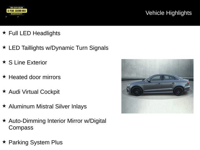 Used 2017 Audi A3 2.0T Premium Plus w/ Premium Plus Package image 9