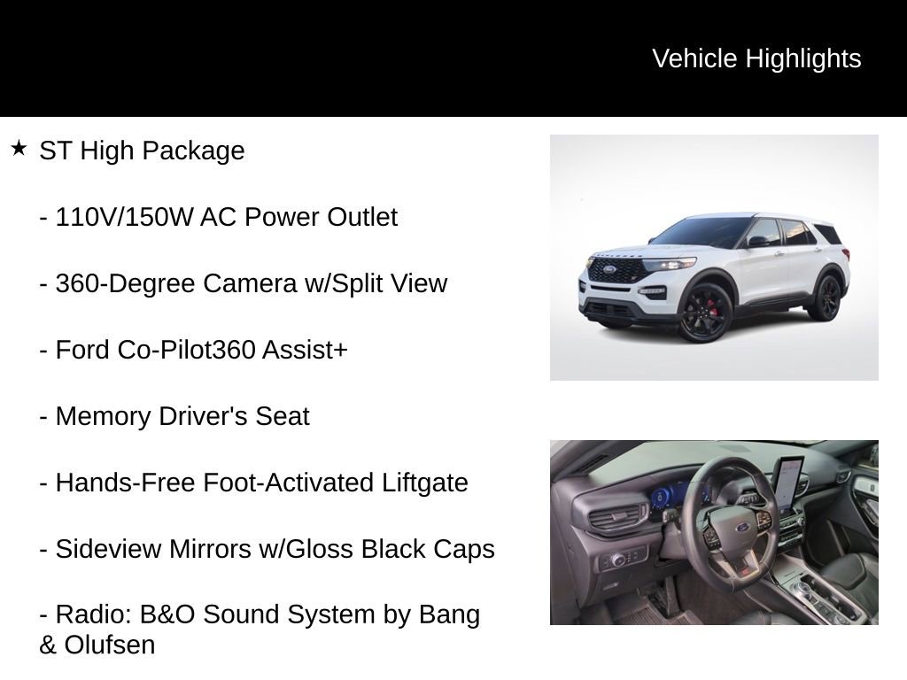 Used 2022 Ford Explorer ST w/ Equipment Group 401A image 16