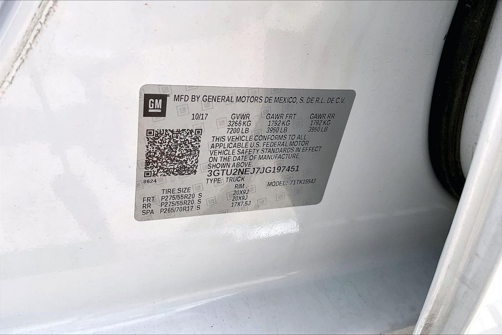 Used 2018 GMC Sierra 1500 SLT AWD/4WD image 19