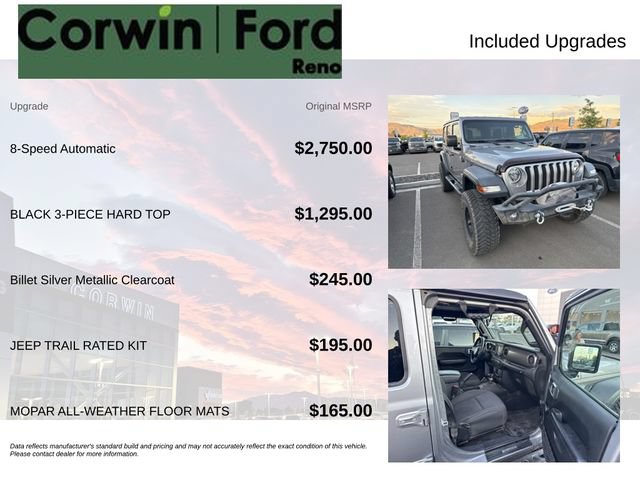 Used 2020 Jeep Wrangler Unlimited Sport AWD/4WD image 3