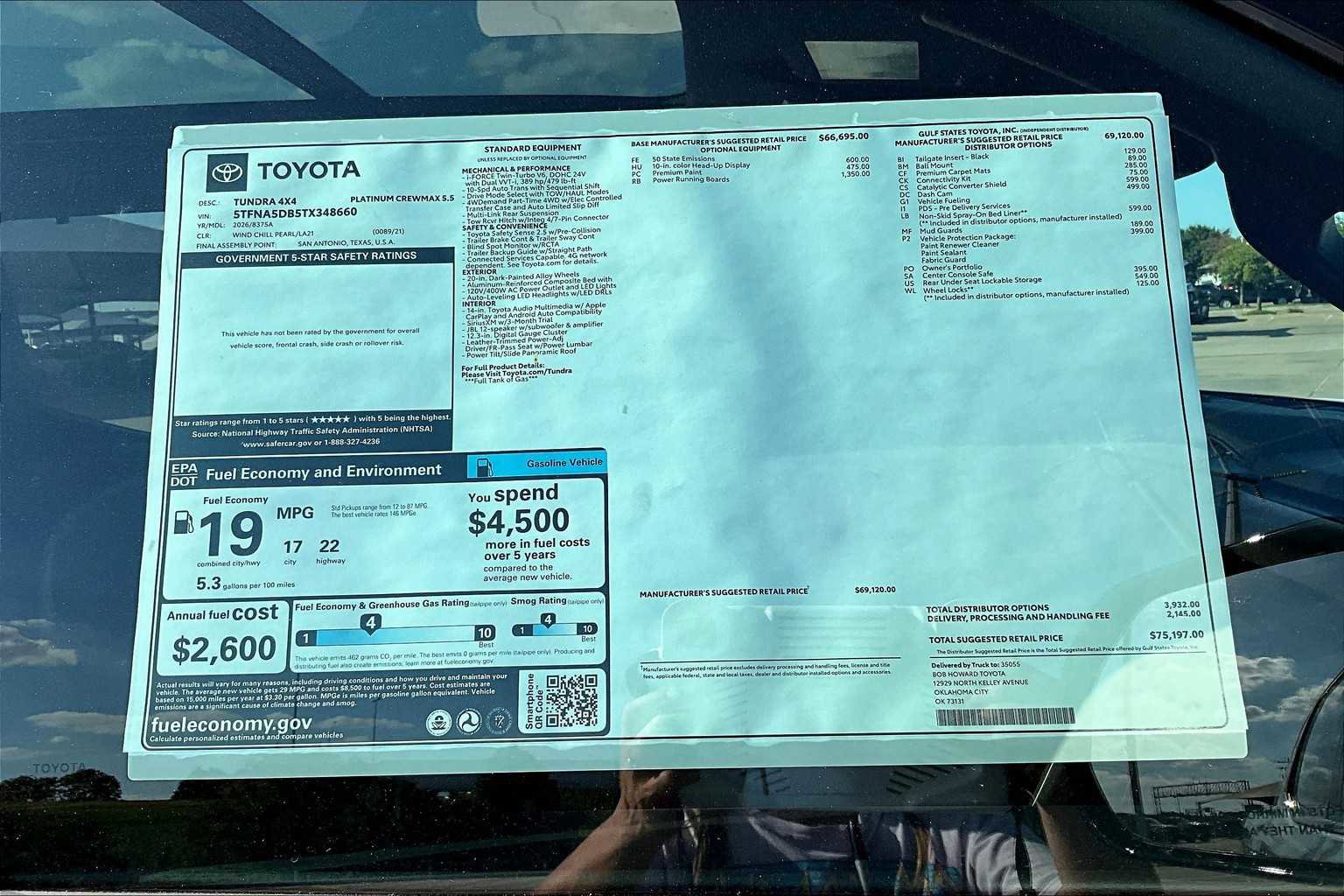 New 2026 Toyota Tundra Platinum image 20