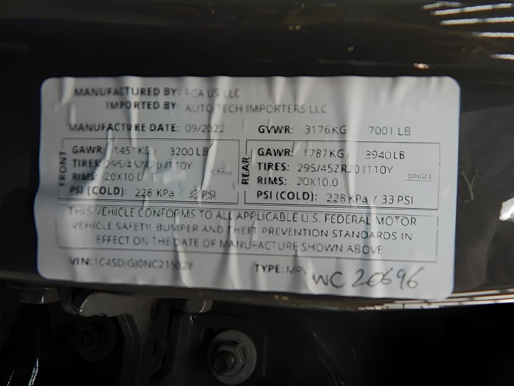 Used 2022 Dodge Durango SRT w/ Black Package image 15