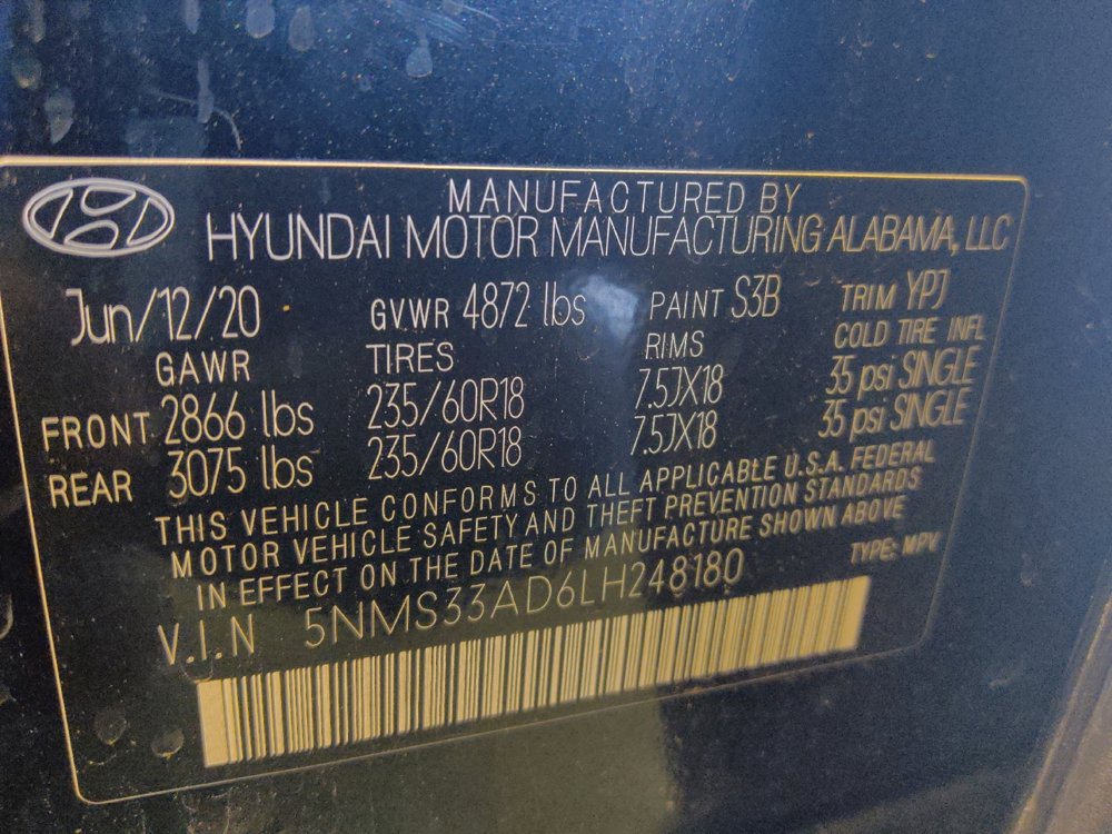 Used 2020 Hyundai Santa Fe SEL w/ Convenience Package FWD image 33
