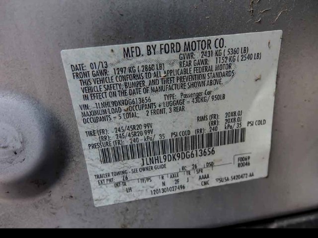 Used 2013 Lincoln MKS FWD image 11