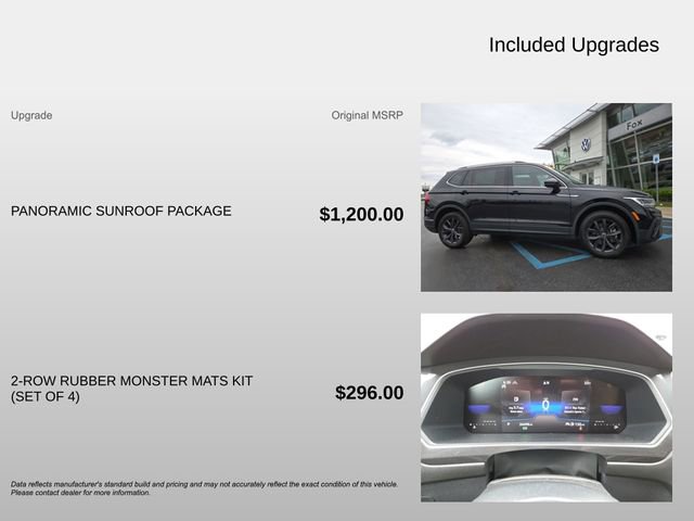 Used 2024 Volkswagen Tiguan SE w/ Panoramic Sunroof Package AWD/4WD image 4